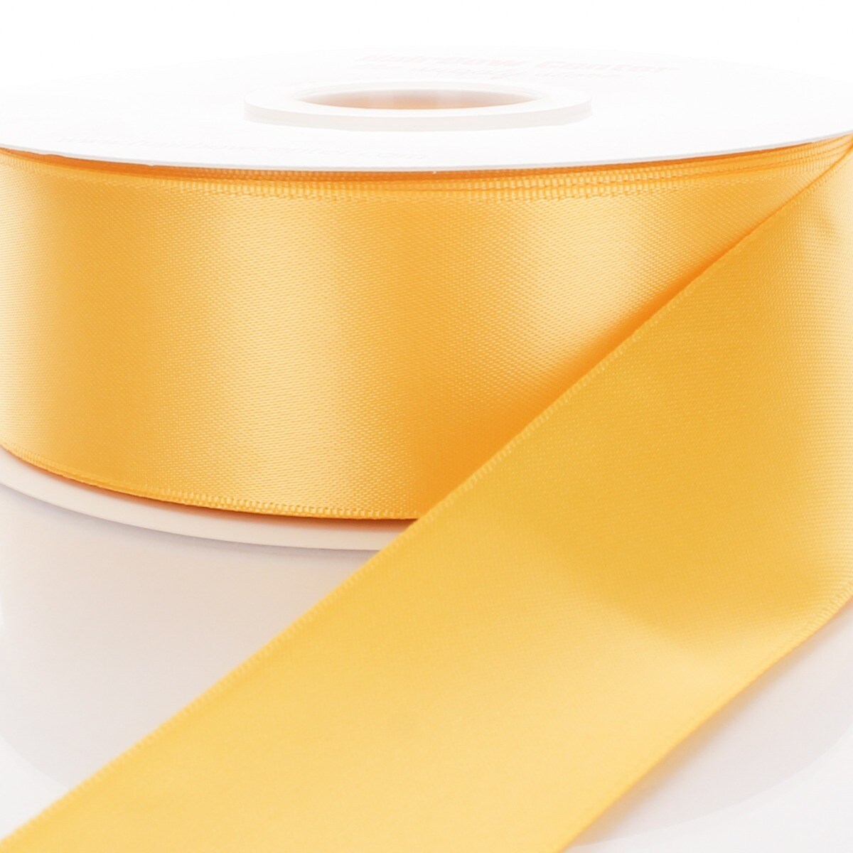 3/8 Double Faced Satin Ribbon 660 Yellow Gold 50 Yard