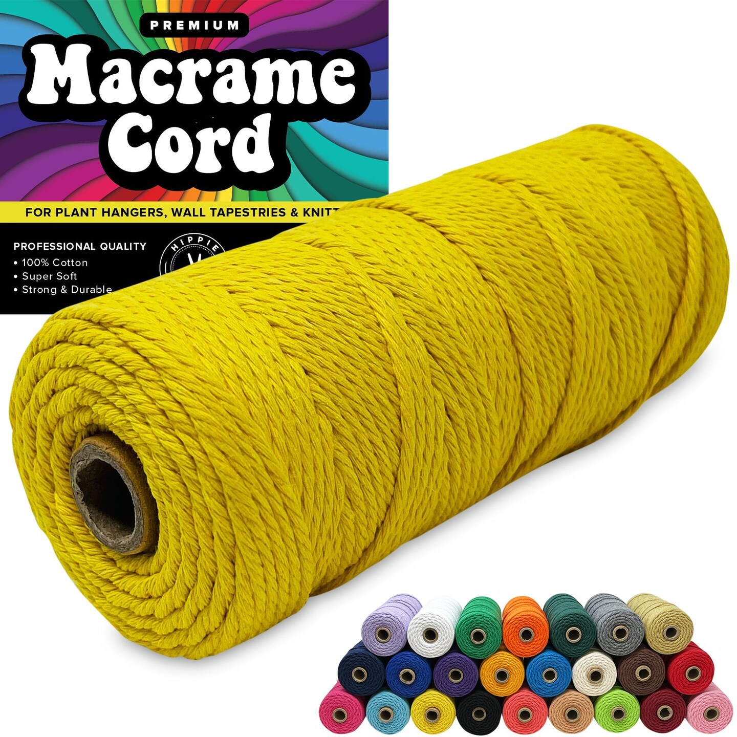 3 Mm Macrame Cord Macrame Yarn Macrame Rope Chunky Yarn 