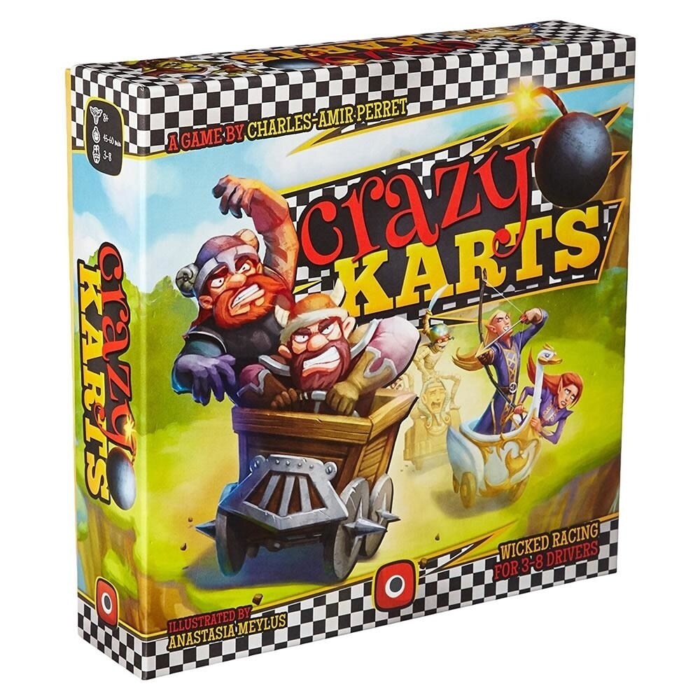 Portal Games Crazy Karts Medieval Racing Interactive Board Game Model Crazy Karts