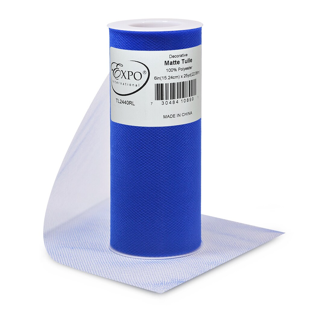 Decorative Matte Tulle Spool of 6 Inch X 25 Yards