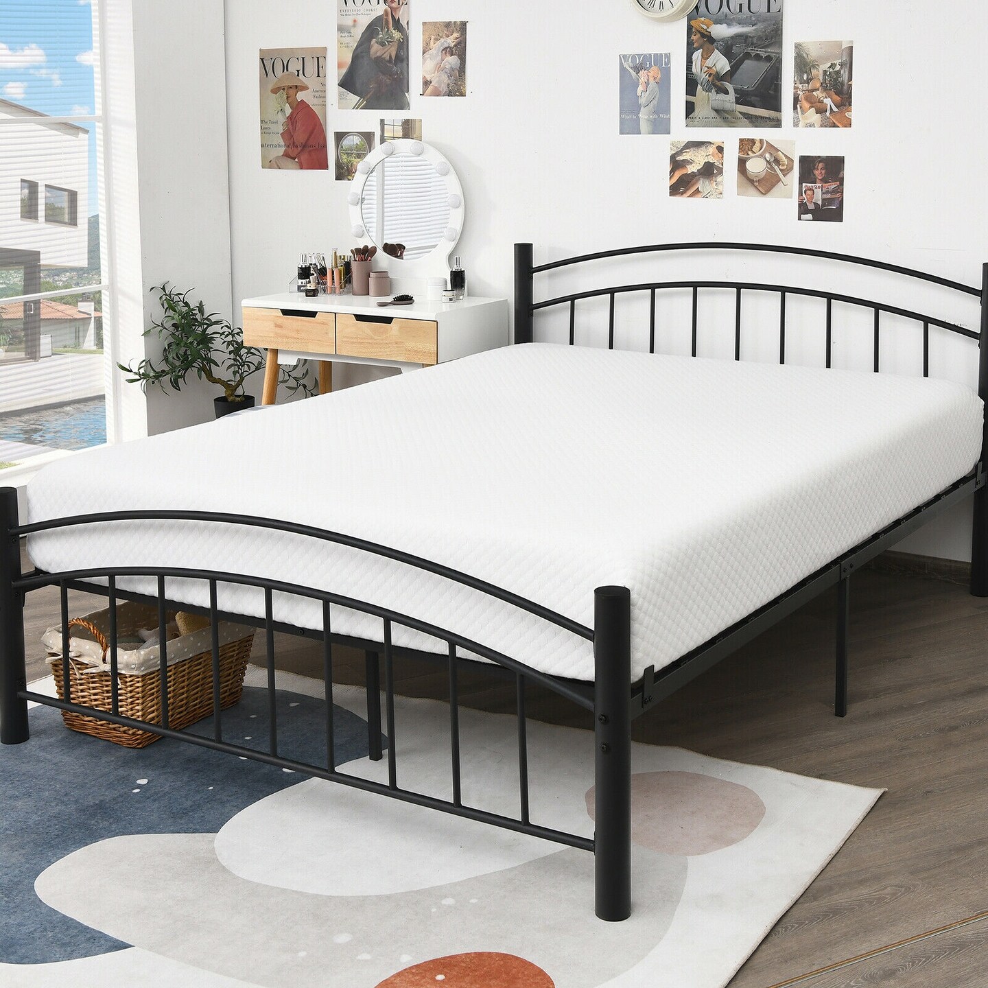 Foam Medium Firm Mattress with Removable Cover