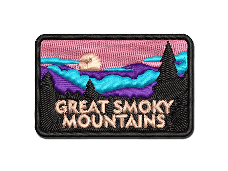 Destination Great Smoky Mountains National Park Multi-Color Embroidered ...