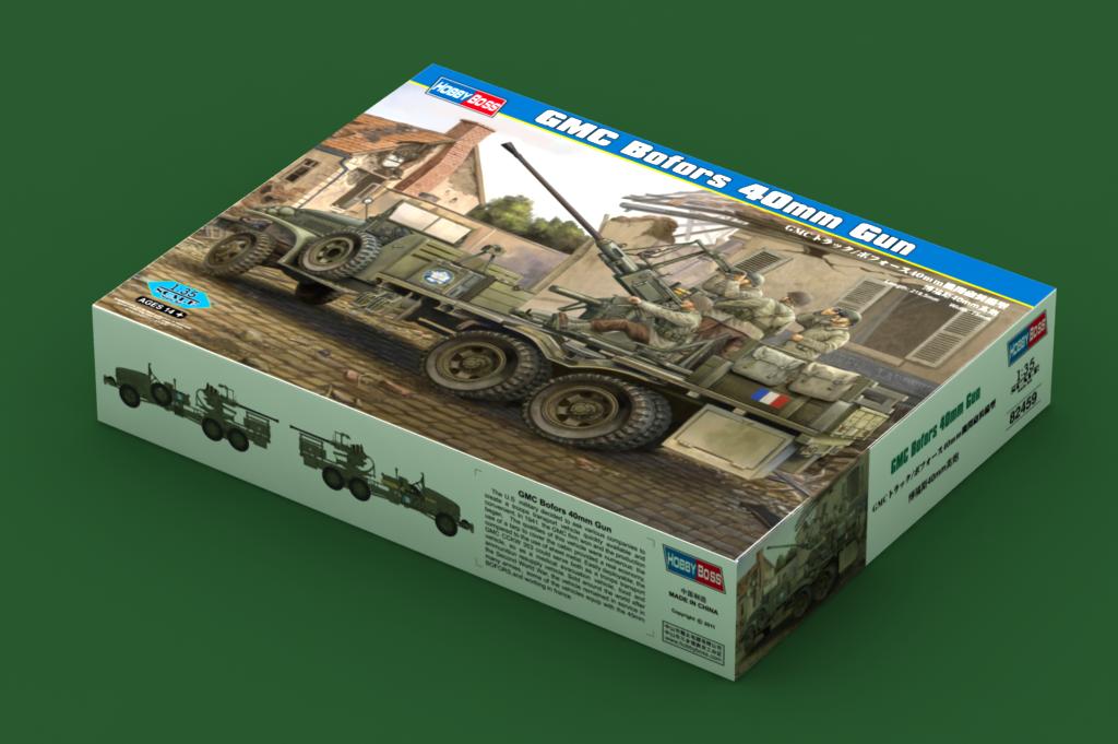 HobbyBoss  1/35 GMC BOFORS 40MM GUN Plastic Model