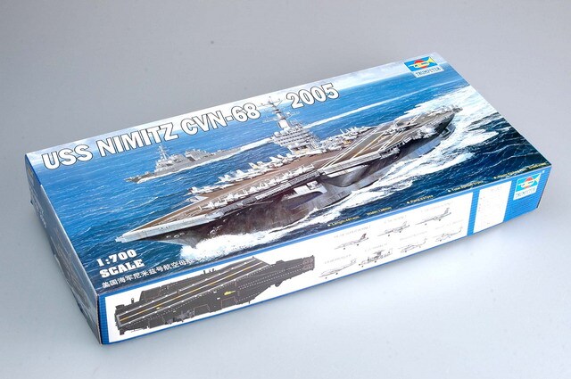 Trumpeter 1/700 Trumpeter 1/700 USS Nimitz CVN68 Aircraft Carrier 2005 Model Kit Plastic Model