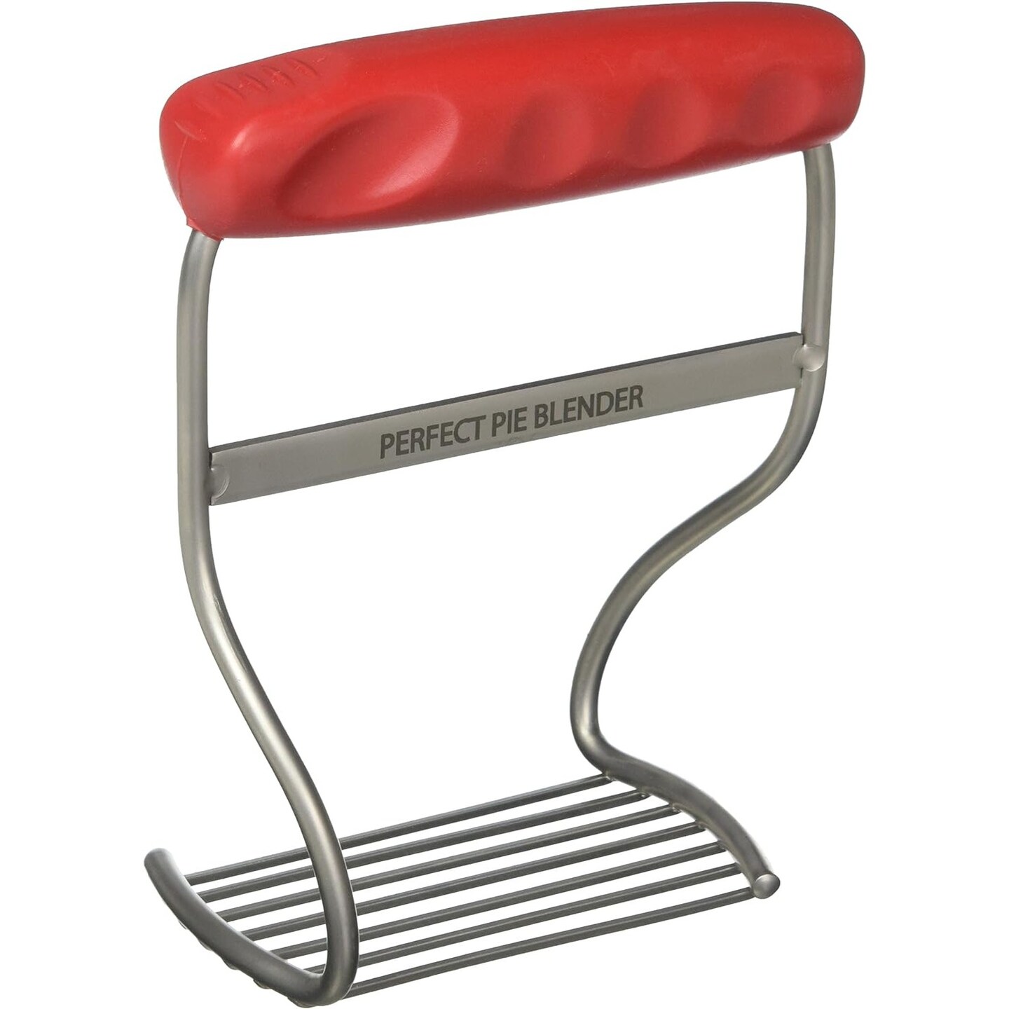 Kitchen Innovations FBA_KI-100102 Perfect Pie Blender, Pastry Cutter-Best in Class-Stainless Steel Blades with Ergonomic Handle-Red, Small