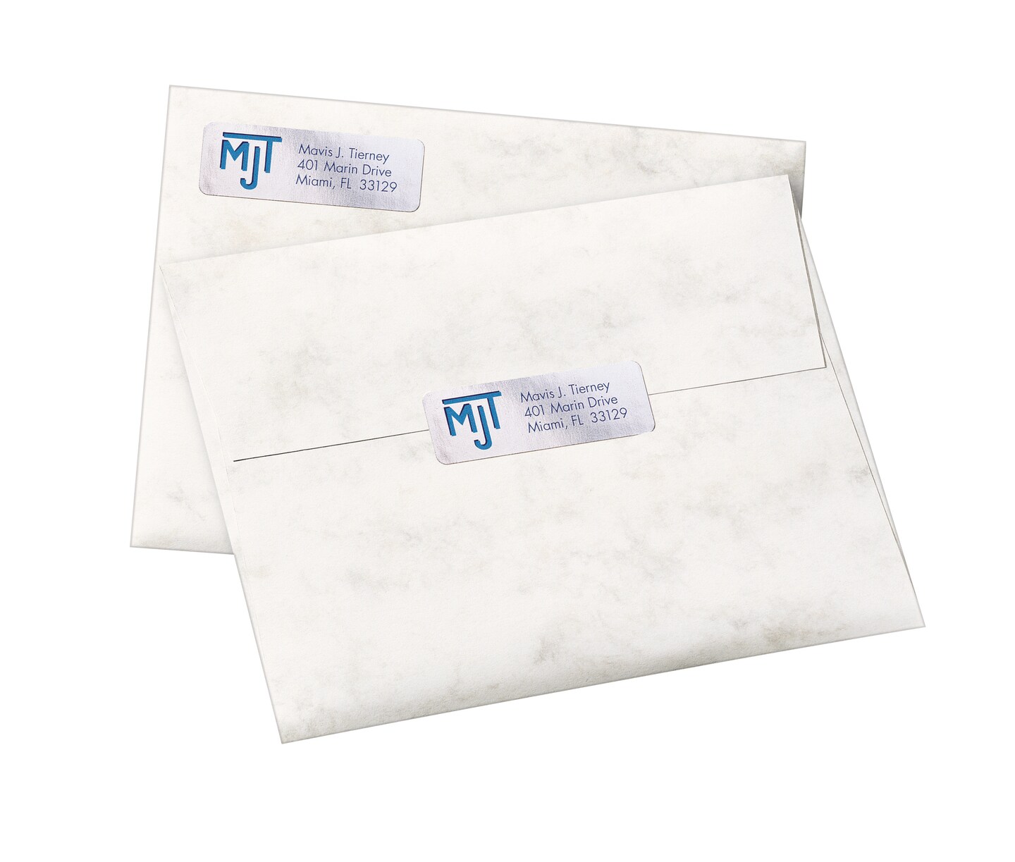 Avery Foil Mailing Labels, Silver, 3/4&#x22; x 2-1/4&#x22;, 300 Labels (8986)