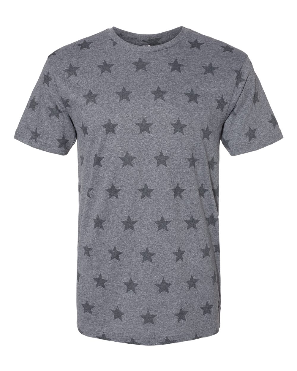 Men’s Star Print Crewneck T-Shirt for Casual, Street & Everyday Style Wear