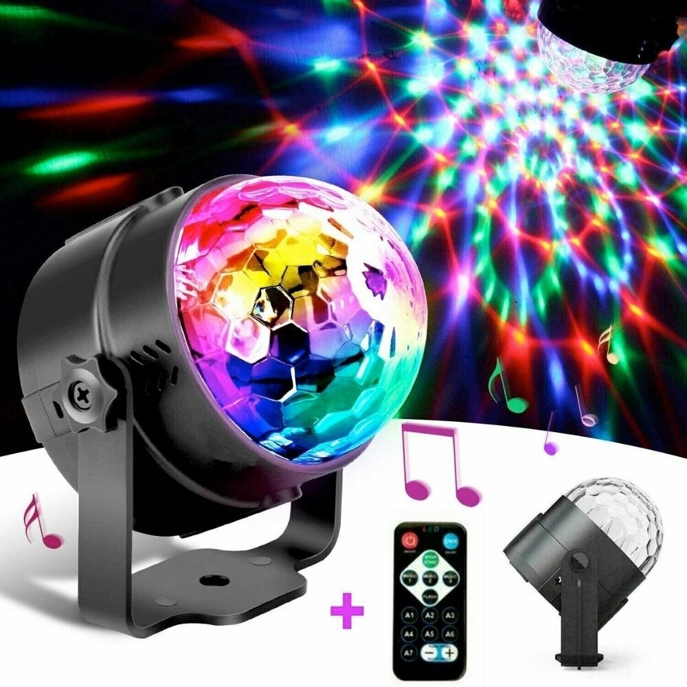 Onetify LED Party Projector Light with Sound Activation