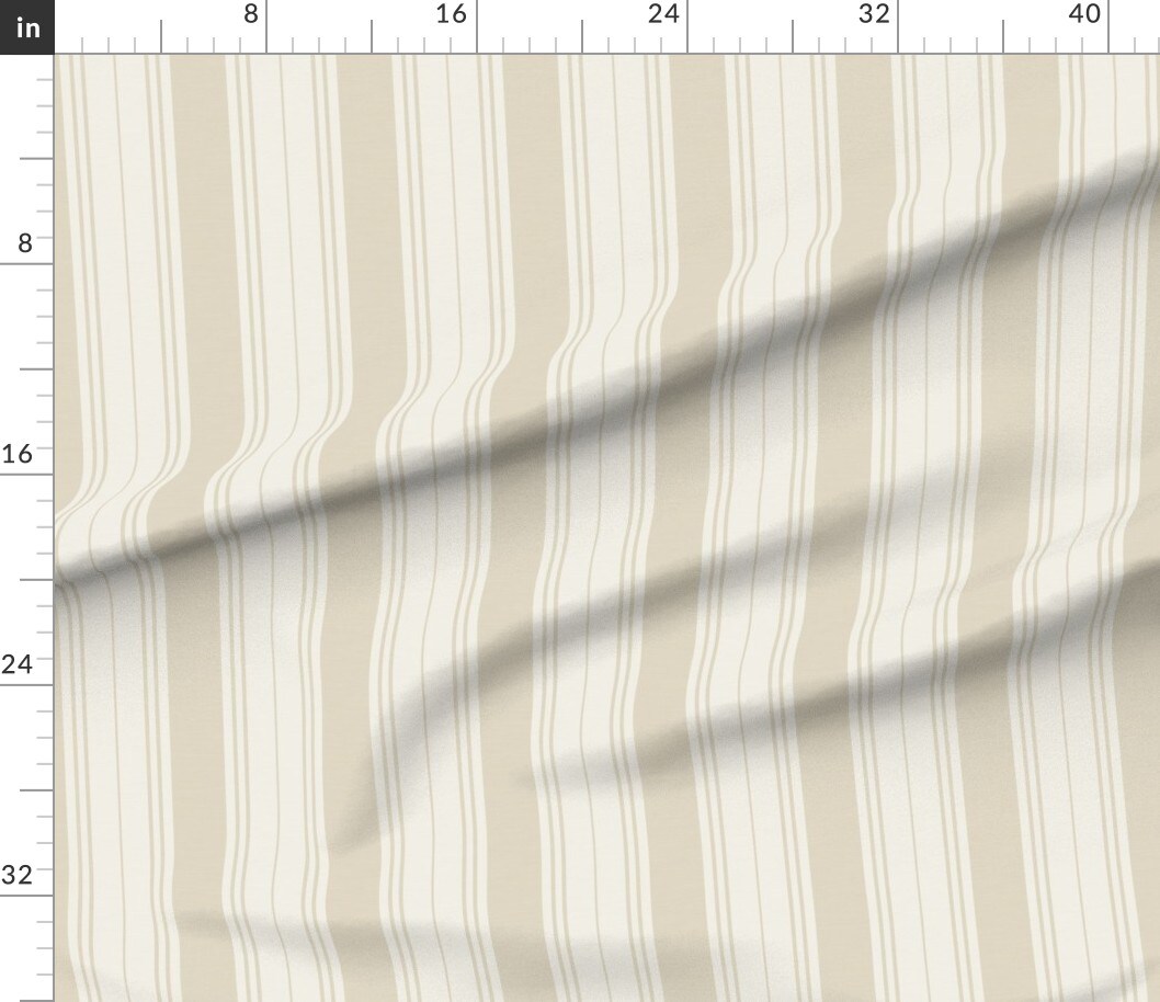 Petal Signature Cotton by the Yard or Fat Quarter Stripes Graphic Lines Earth Tones Custom Printed Fabric by Spoonflower