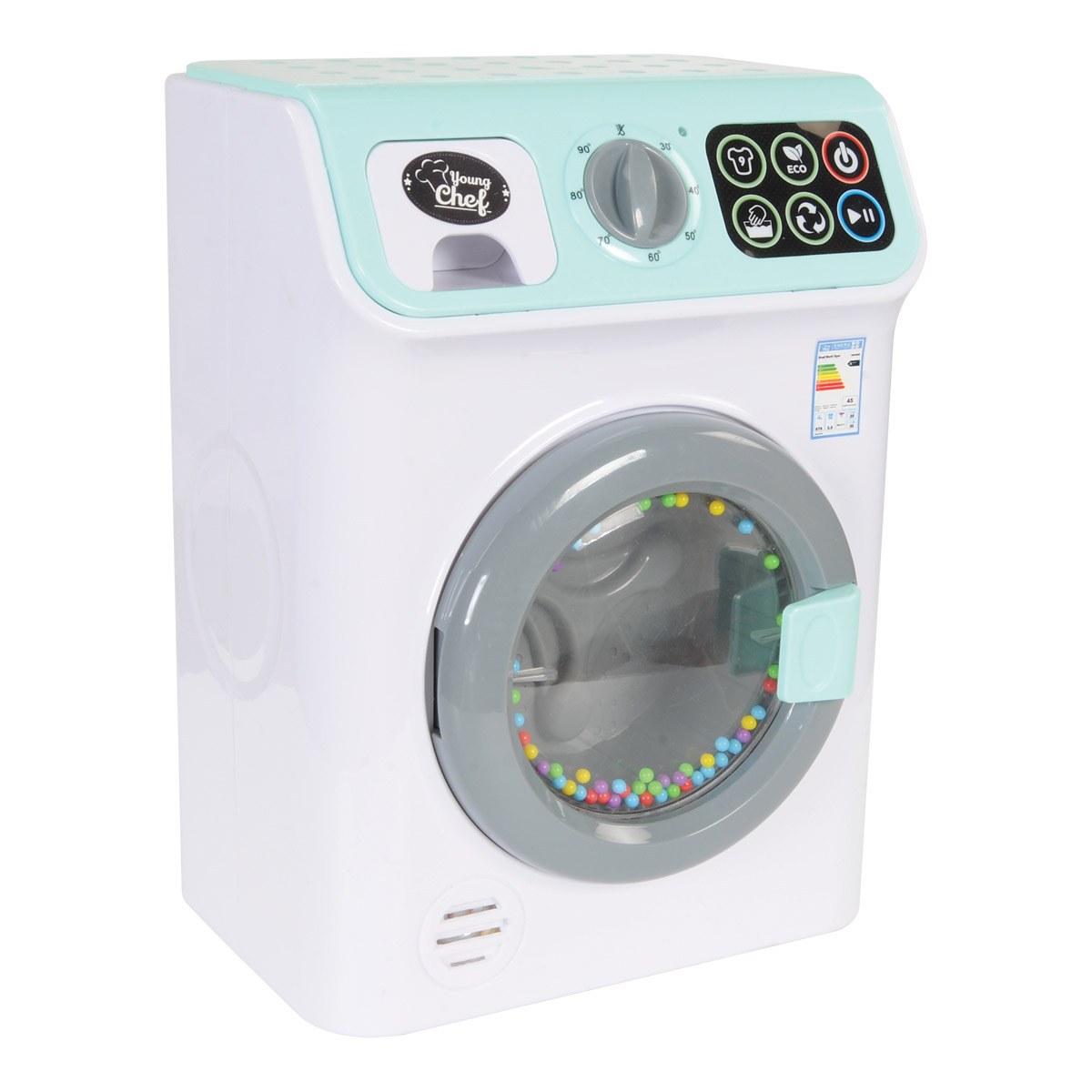 Small World Toys Scrub-a-Dub Washing Machine with Lights & Sounds