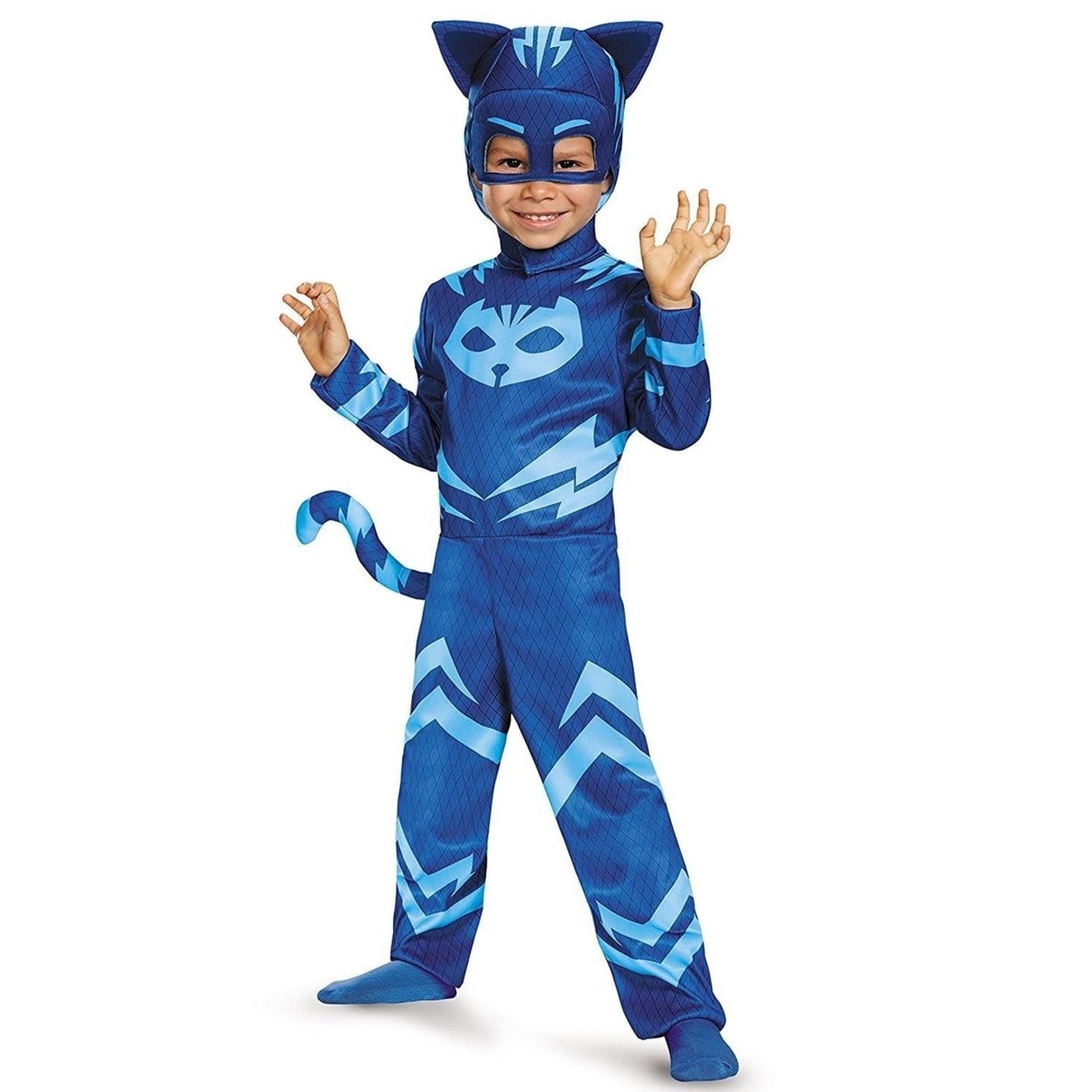 Disguise PJ Masks Catboy size S 2T Toddler Costume Tail Headpiece Outift