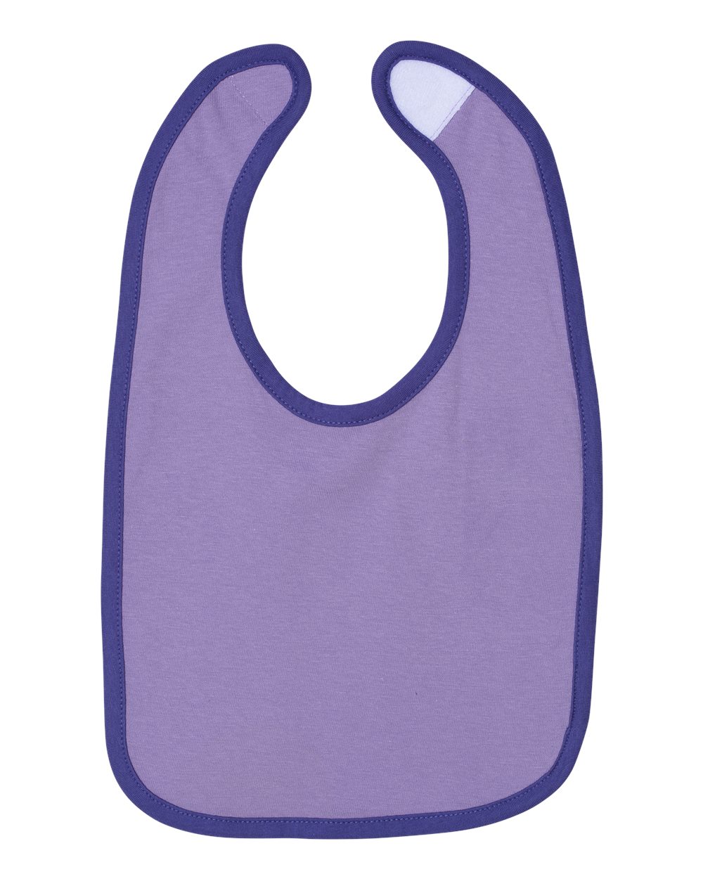 Rabbit Skins&#xAE; Infant Contrast Trim Premium Jersey Bib