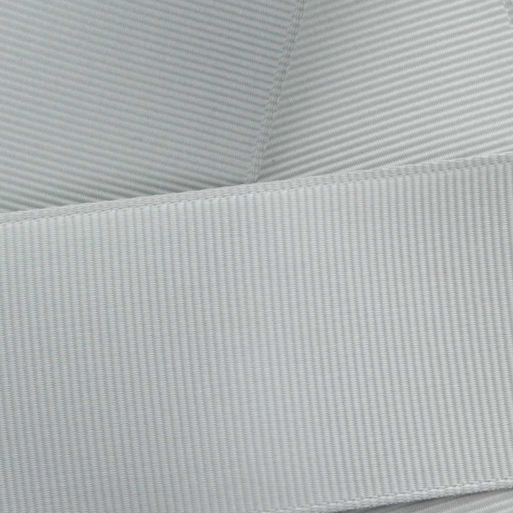 3&#x22; Grosgrain Ribbon Solid 007 Grey 100yd
