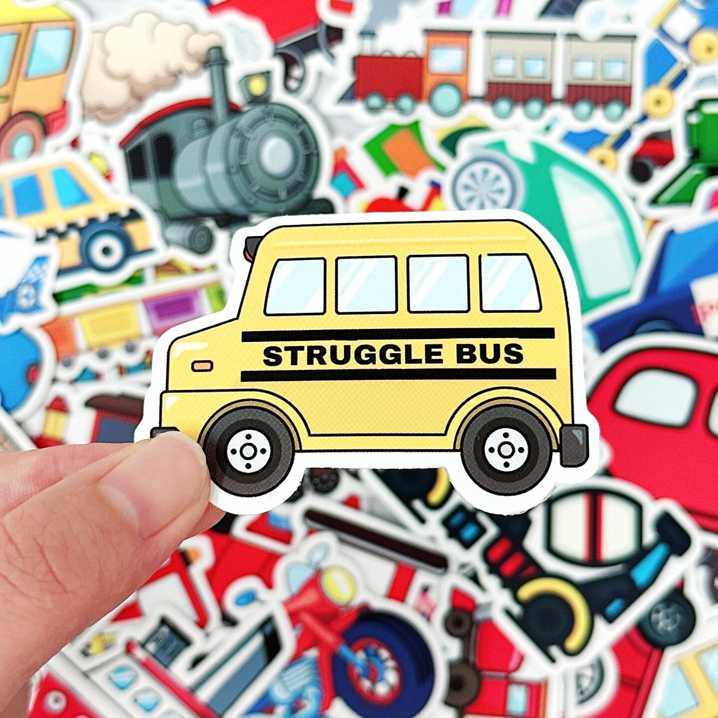 Wrapables Waterproof Vinyl Stickers for Water Bottles, Laptop, Phones, Skateboards, Decals for Teens, 100pcs