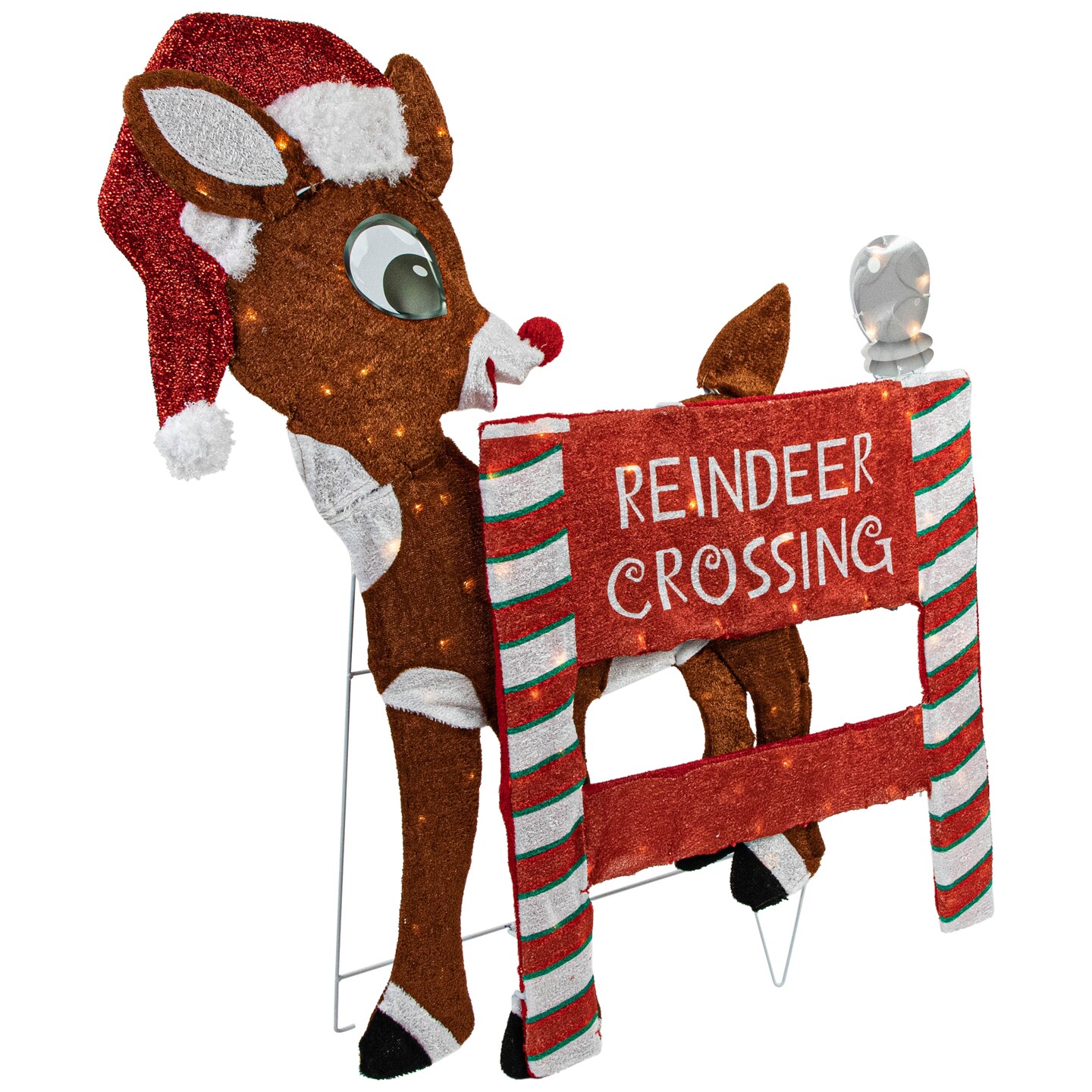 Northlight Rudolph Reindeer Crossing Sign - Thumbnail 5