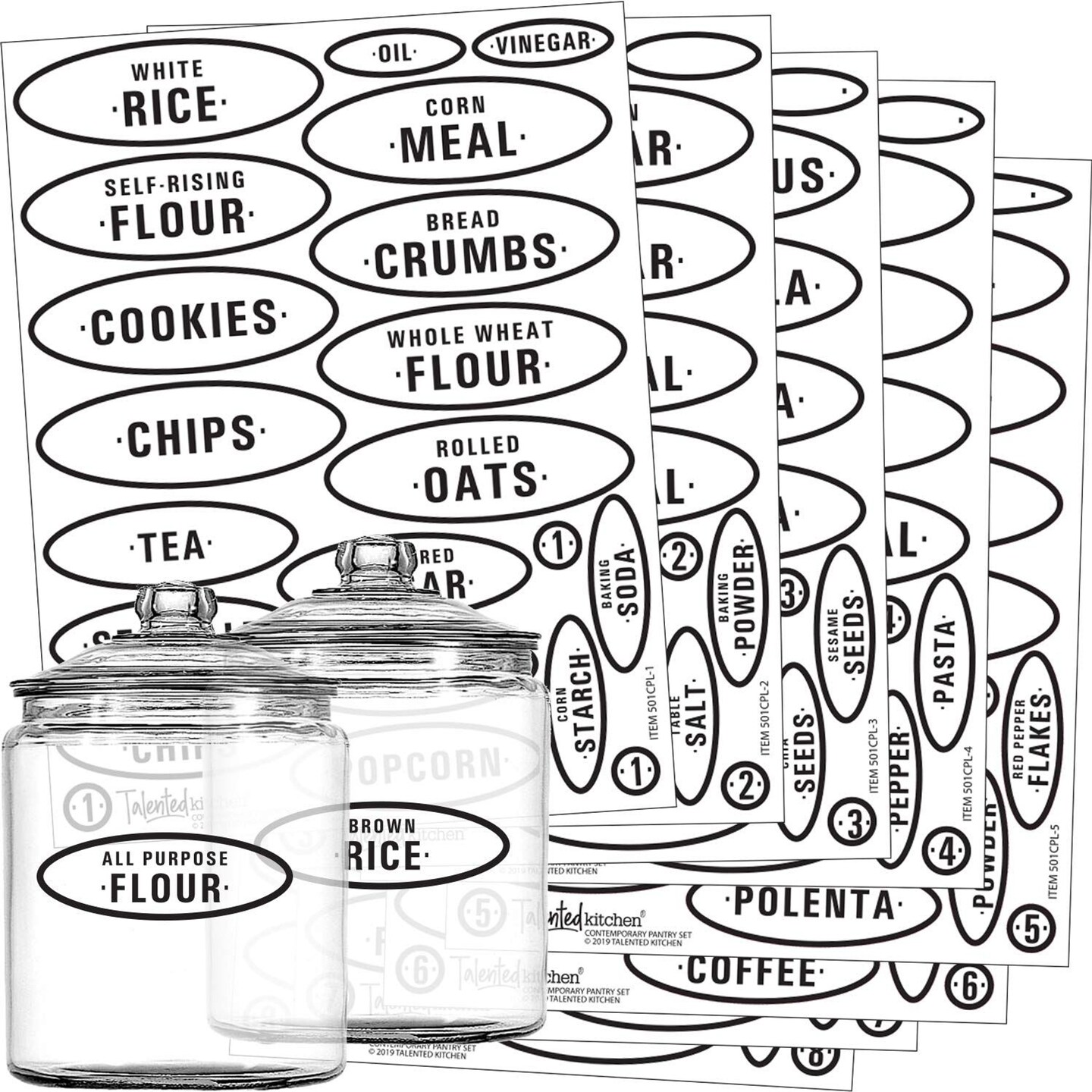 Pantry Labels/kitchen Canister Decal Pantry Labels/pantry 