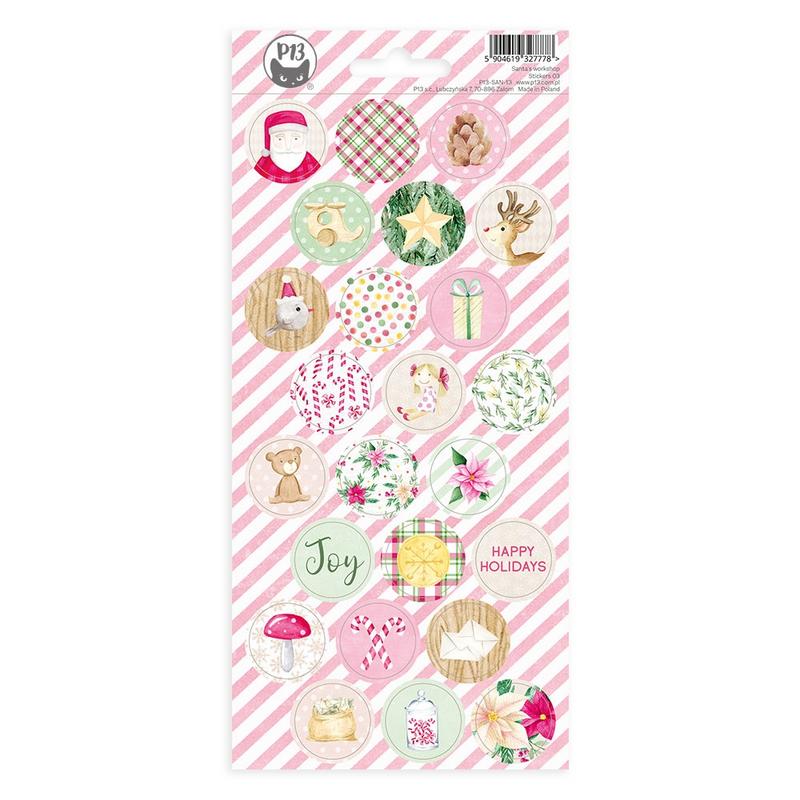 #03 Cardstock Stickers - Santa&#x27;s Workshop - P13