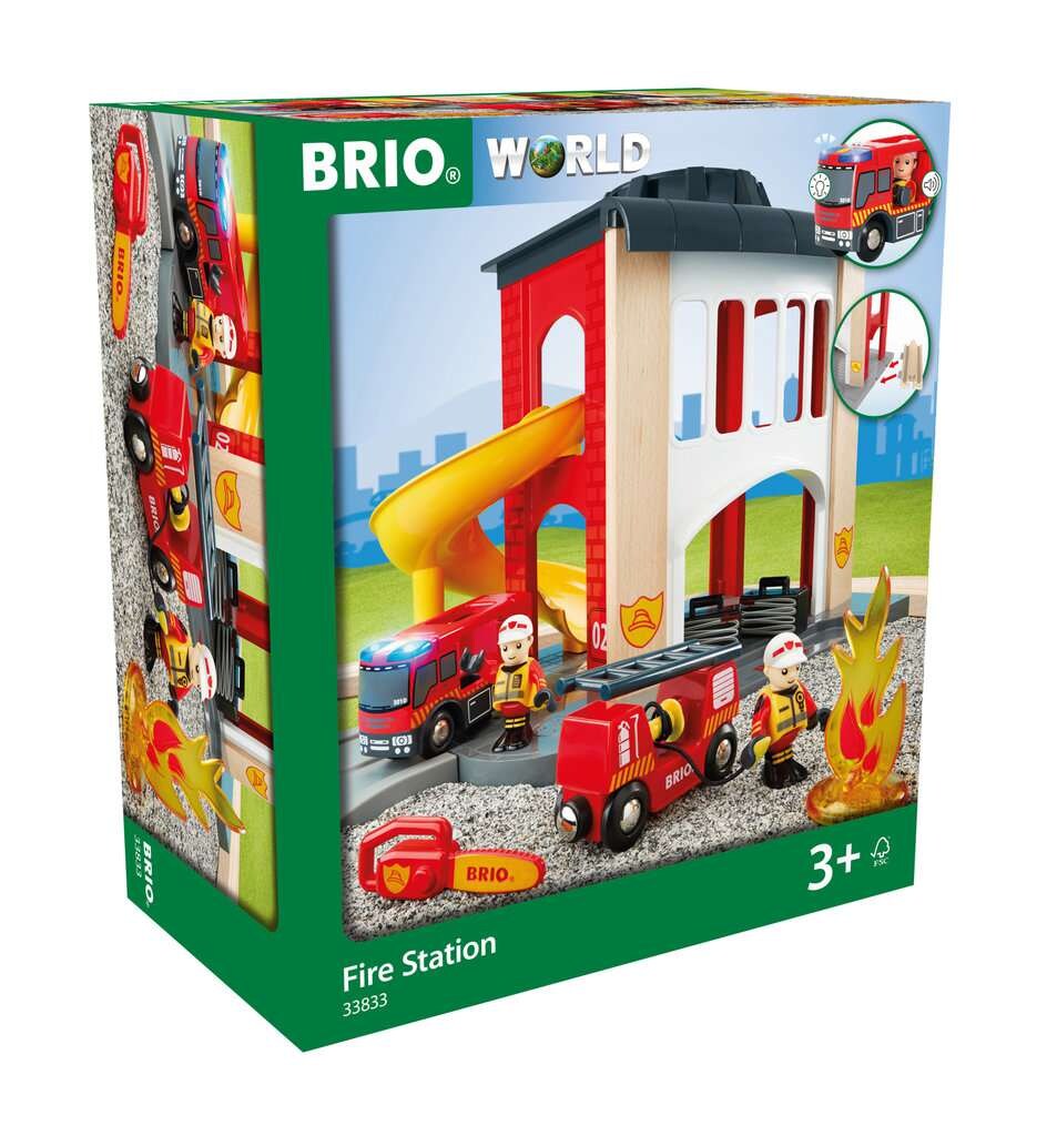 BRIO Fire Station Railway Accessory