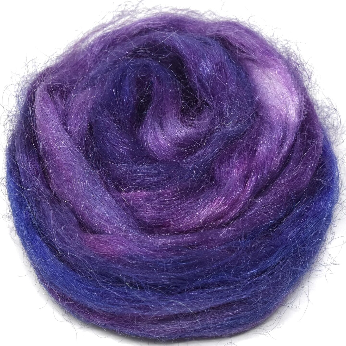 FIRESTAR Nylon Fiber for Spinning, Blending, Dyeing, Felting and Doll Making. Trilobal Nylon Combed Top