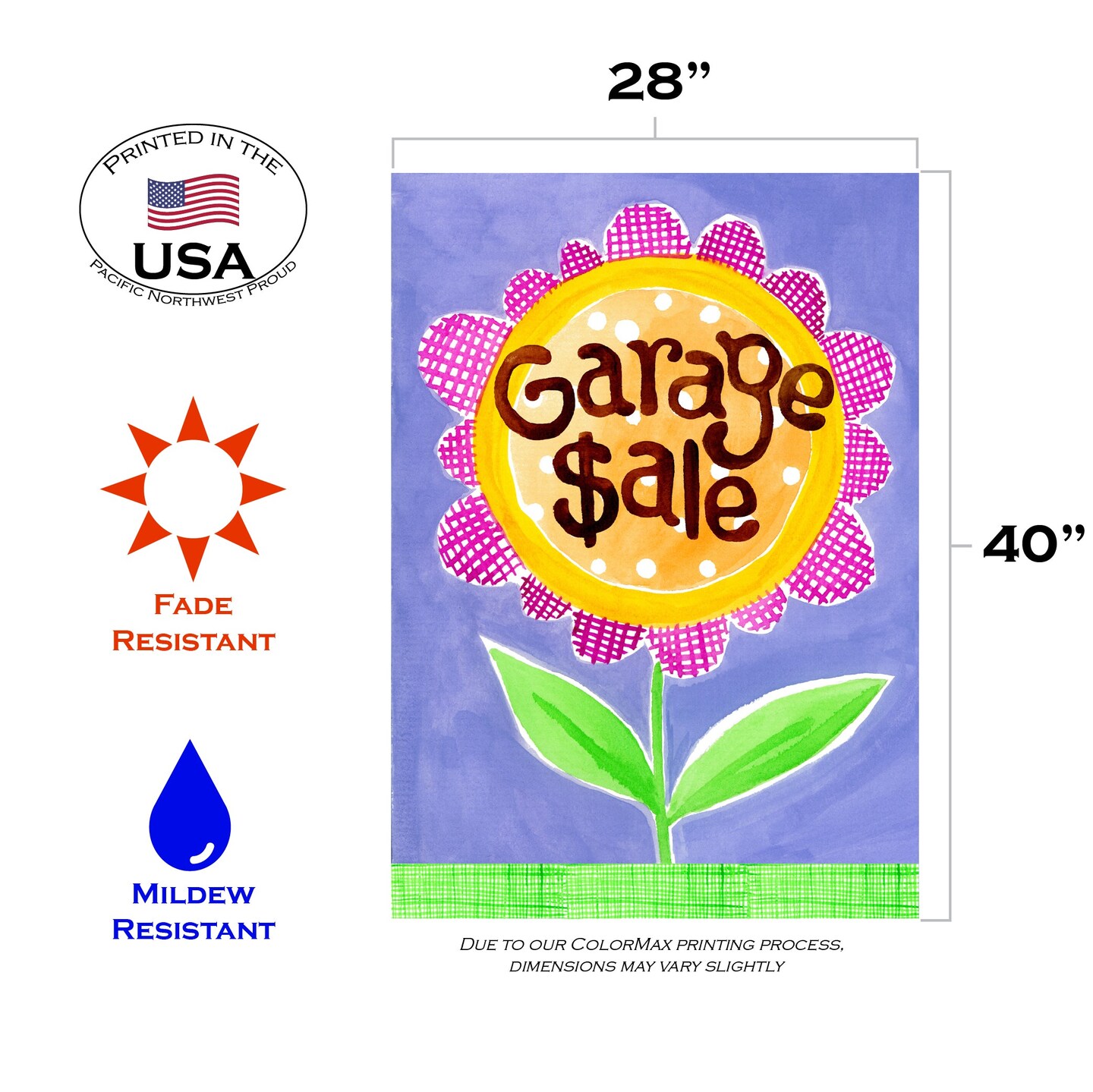 Garage Sale Decorative Garage Sale Flag