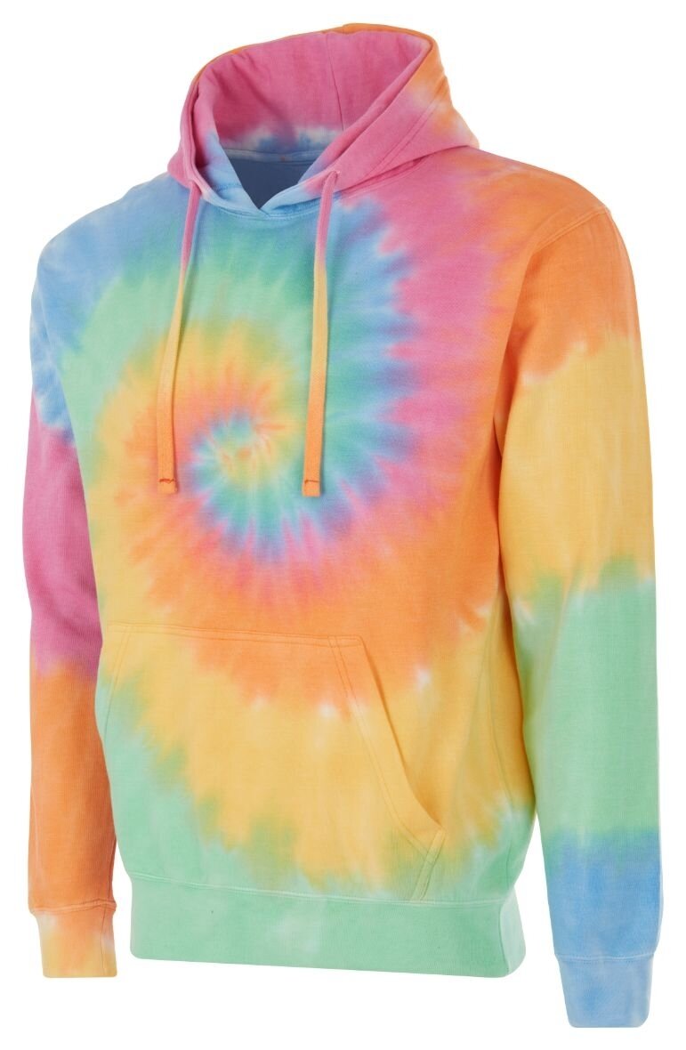 Women's Tie Dye Pullover Hoodie Fleece Sweatshirts