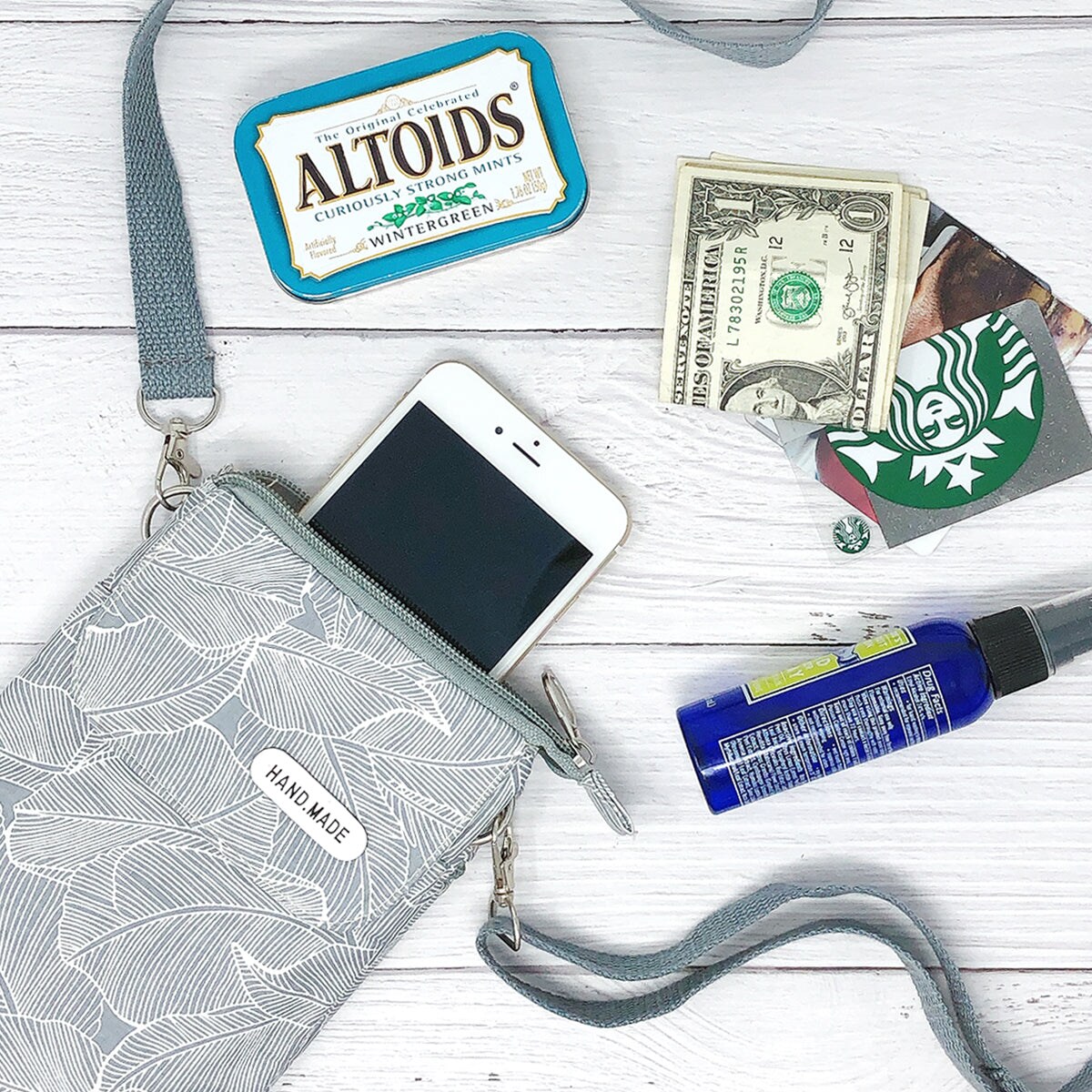 Wrapables Mini Crossbody Cell Phone Bag