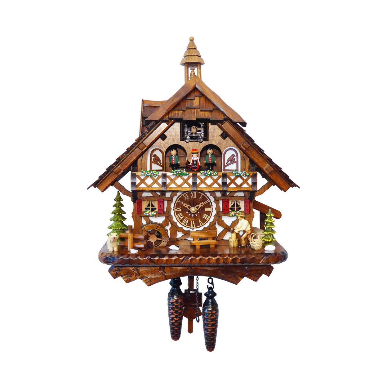 Alexander Taron Engstler Battery-operated Cuckoo Clock - 16.5&#x22;H x 14&#x22;W x 8.5&#x22;D