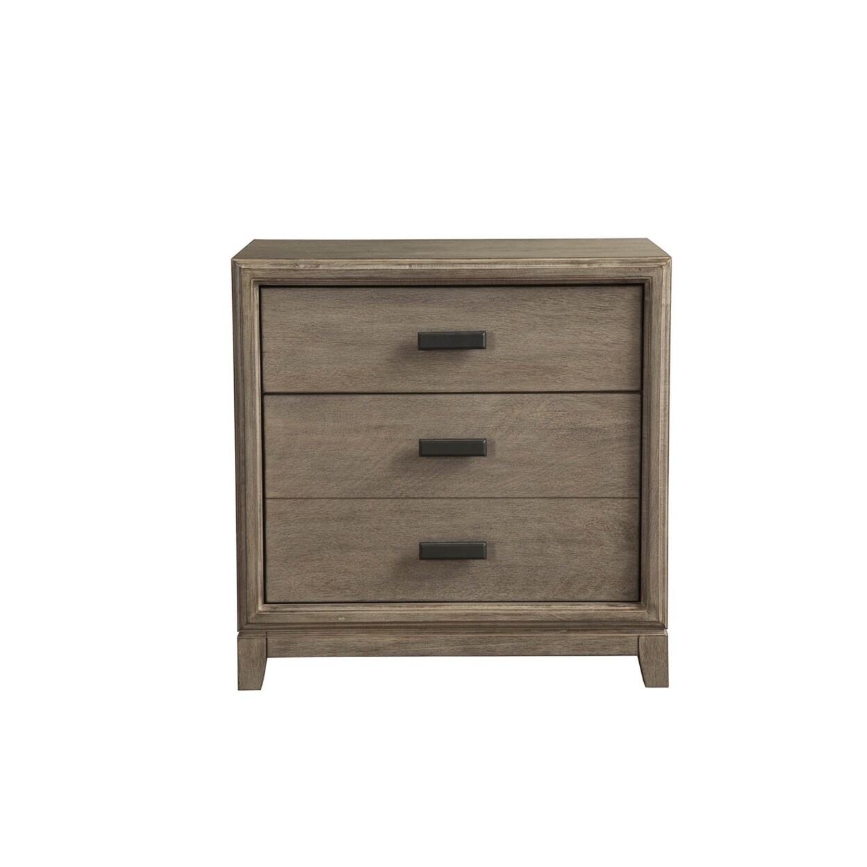 Alpine Furniture Camilla 2 Drawer Nightstand - Antique Grey