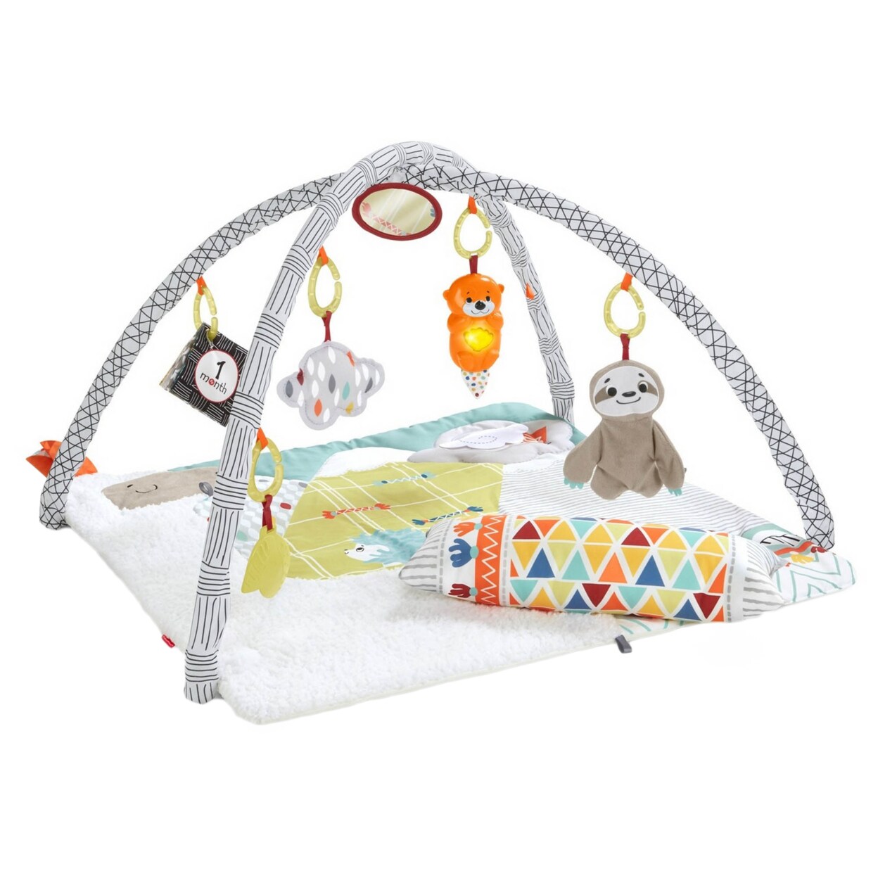 Fisher-Price Perfect Sense Deluxe Gym With 6 Removable Activity Toys