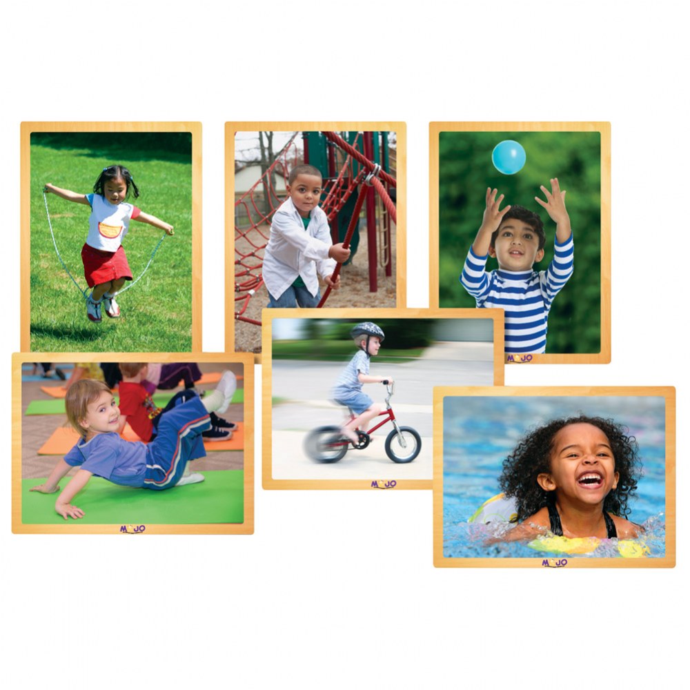 MOJO Education Real Image Kids in Motion Puzzles - Set of 6