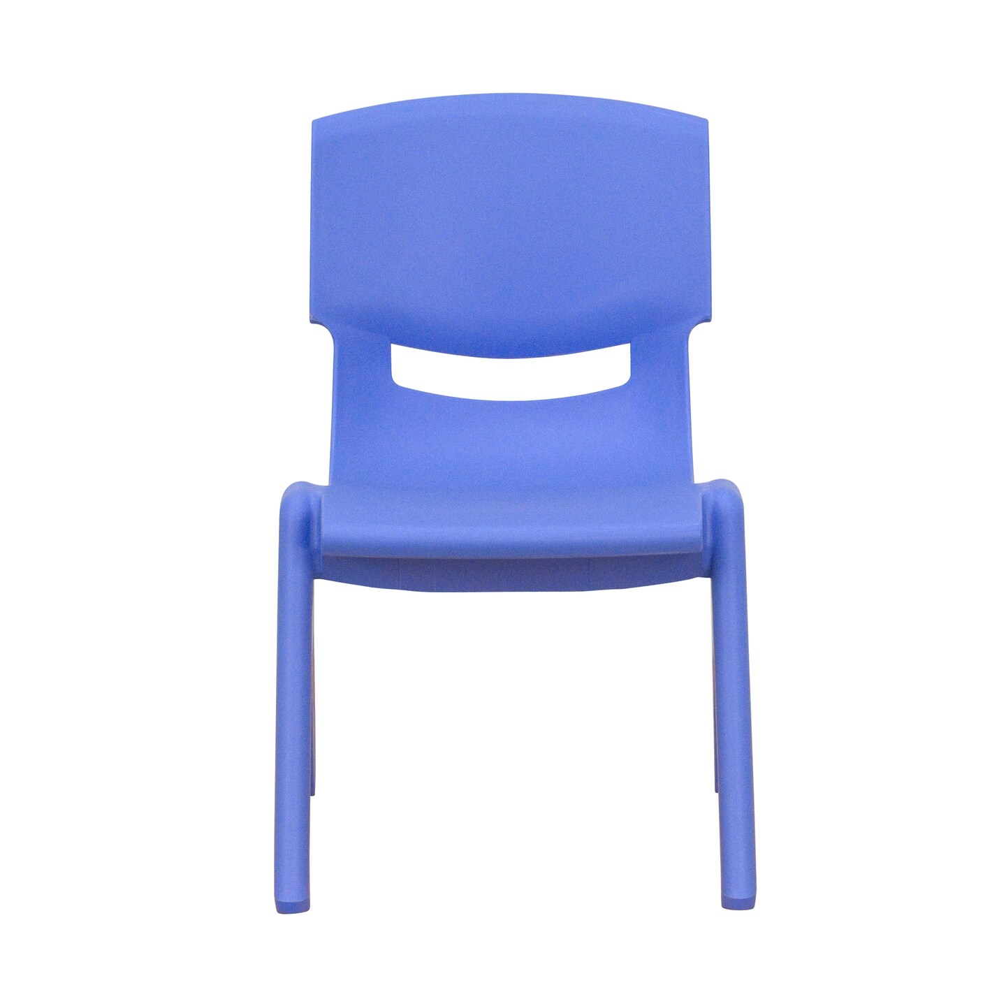 Emma and Oliver 4 Pack Plastic Stackable Pre-K/School Chairs with 10.5"H Seat
