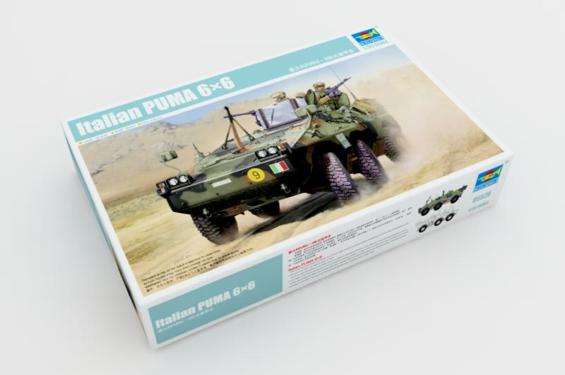 Trumpeter 1/35 ITALIAN PUMA 6X6 WHEELED AFV Plastic Model