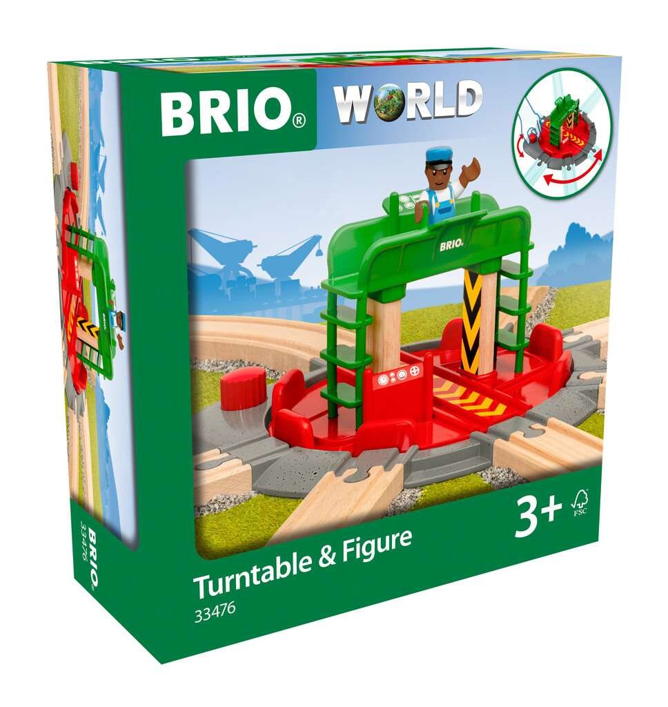 BRIO Turntable &#x26; Figure Railway Accessory