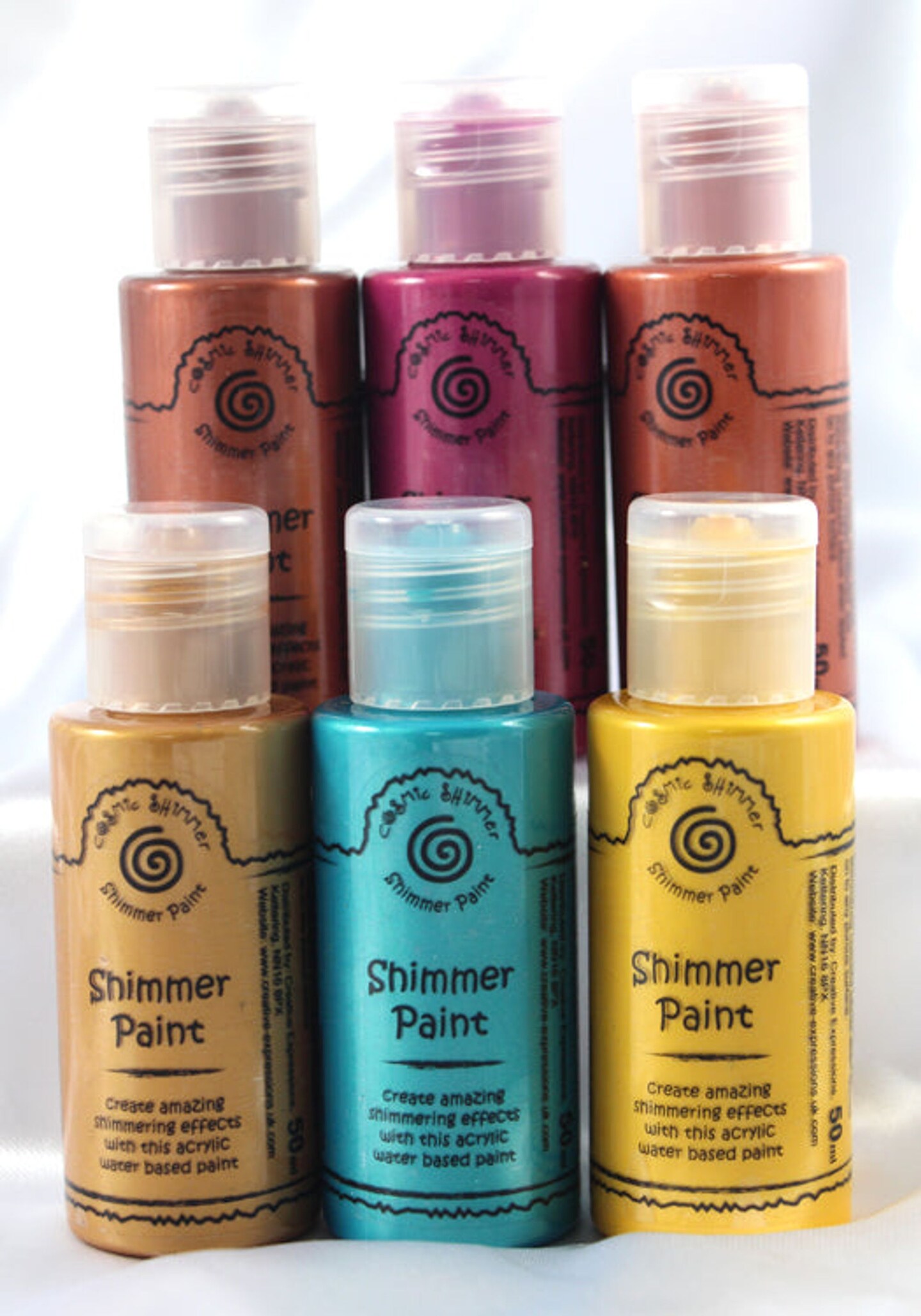 Cosmic Shimmer  Shimmer Paint - Russet Red