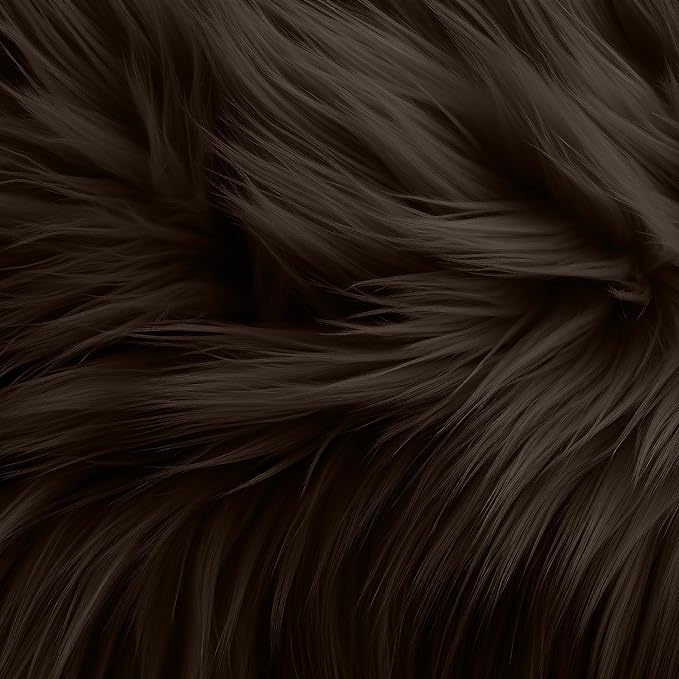 FabricLA - Shaggy Faux Fur Fabric Scrap Bag - Artificial Fur Like Material - Use Fur Pieces for Crafts, Gnome Beard, Art Project, Fashion Decor
