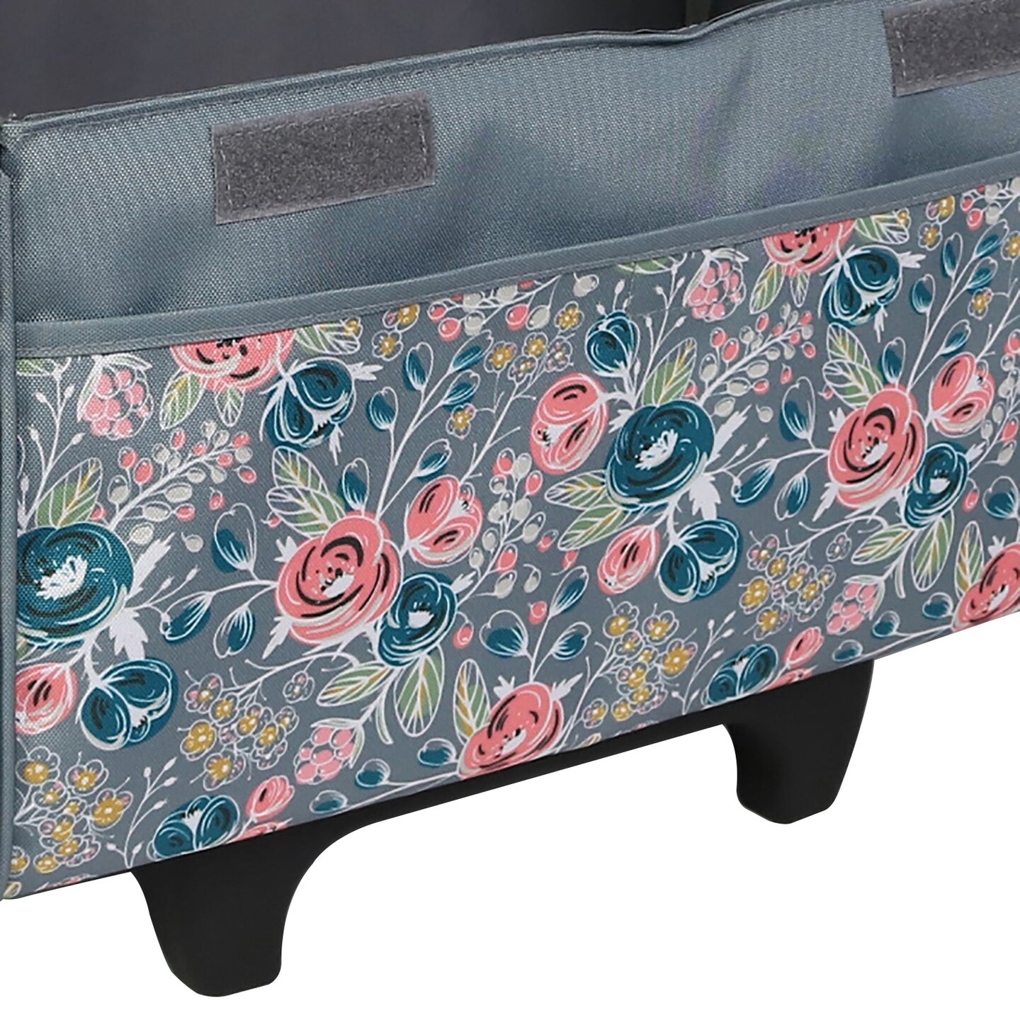 Rolling Sewing Machine Tote, Floral