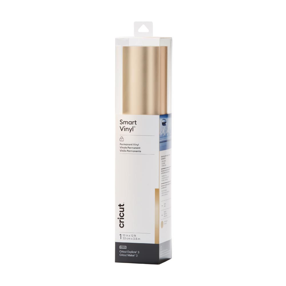 Cricut Smart Permanent Vinyl Matte Metallic (12 ft) - Champagne
