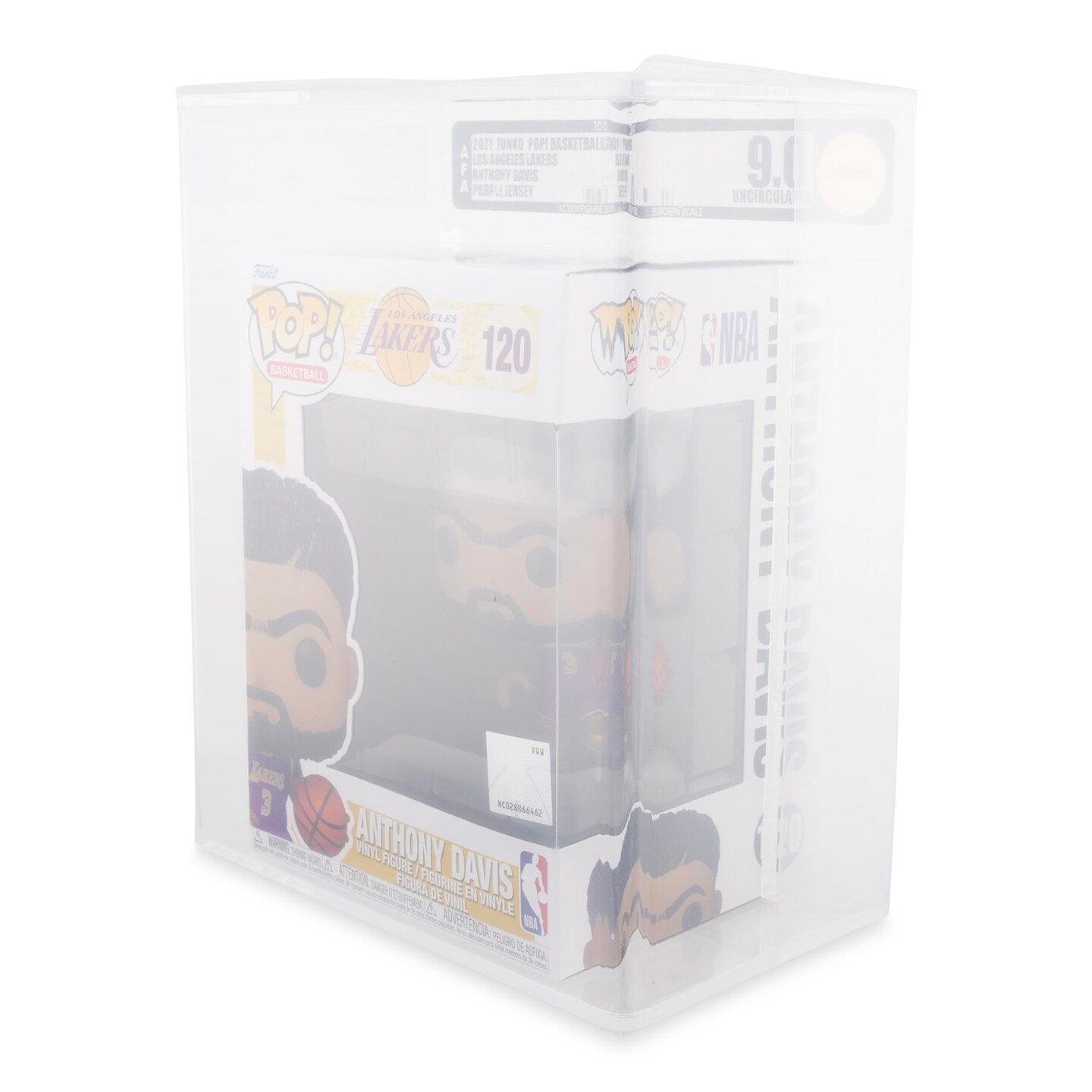 NBA LA Lakers Funko POP | Anthony Davis (Purple Jersey) | Rated AFA 9