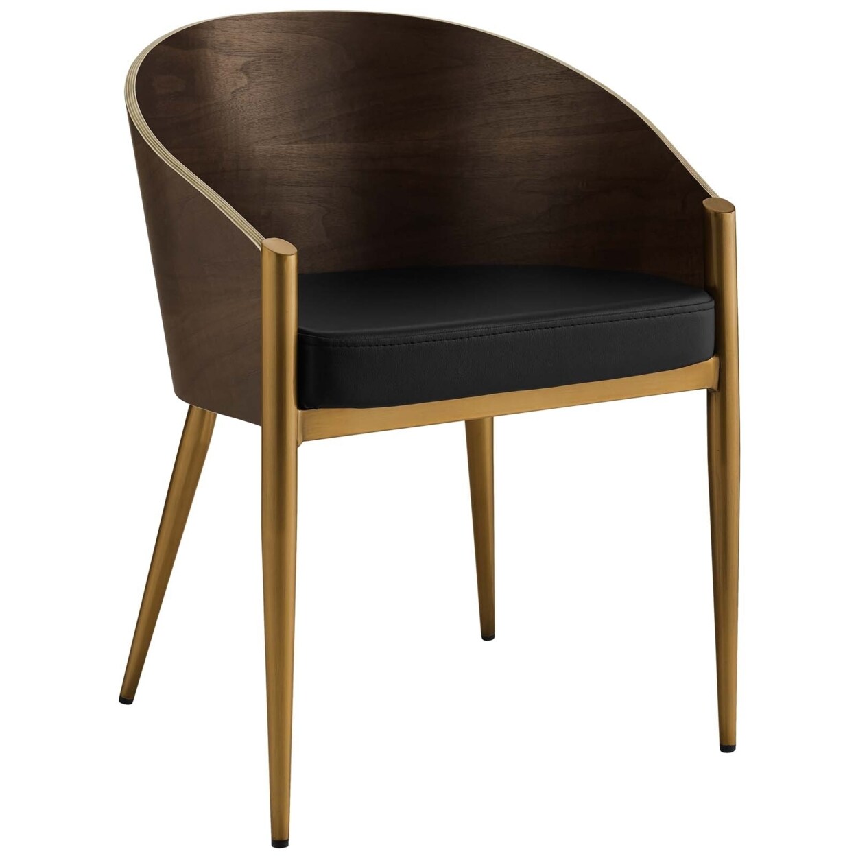 Modway Cooper Faux Leather Dining Armchair-EEI-3337-GLD