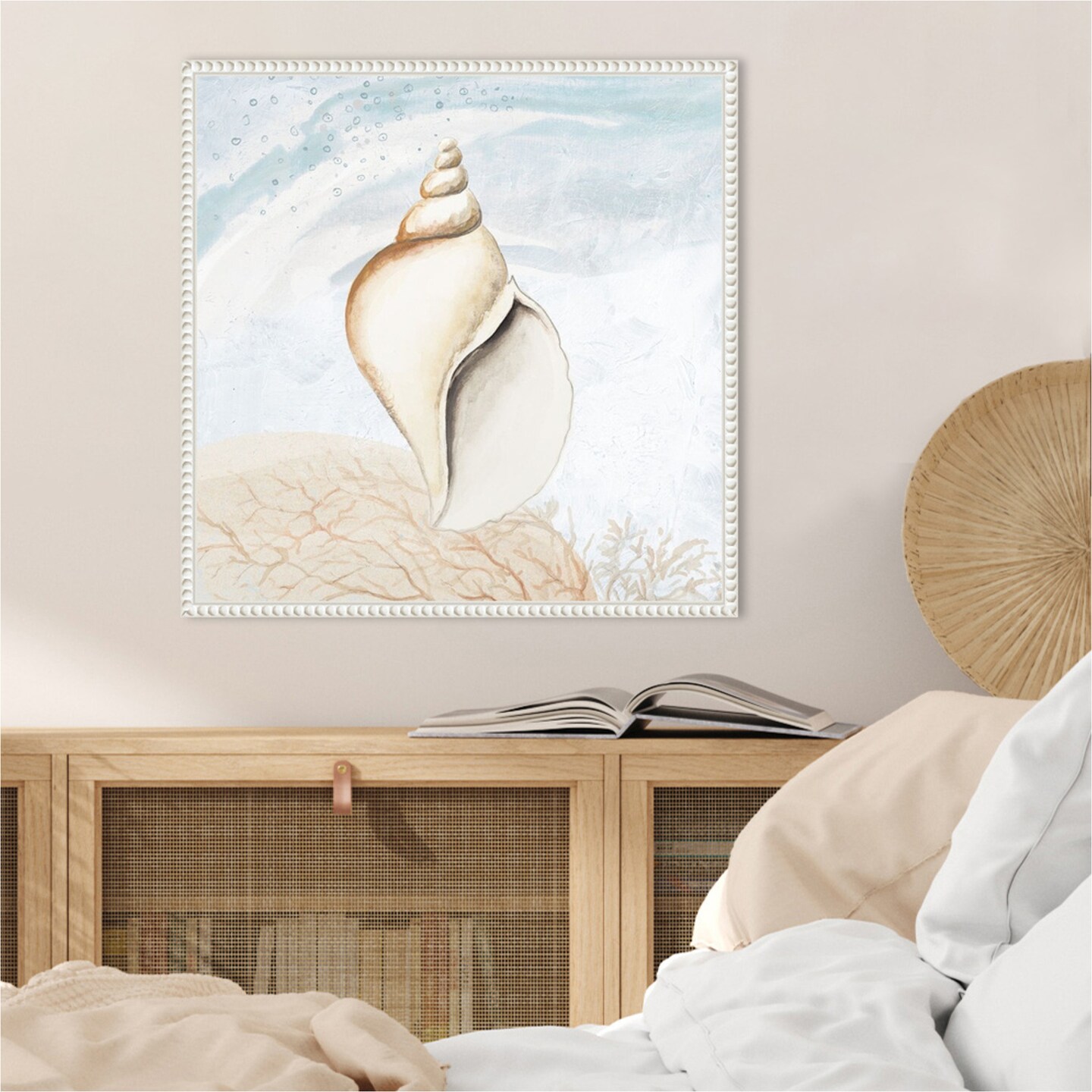 Ocean Oasis Tropical Seashell I by Patricia Pinto Framed Canvas Wall Art