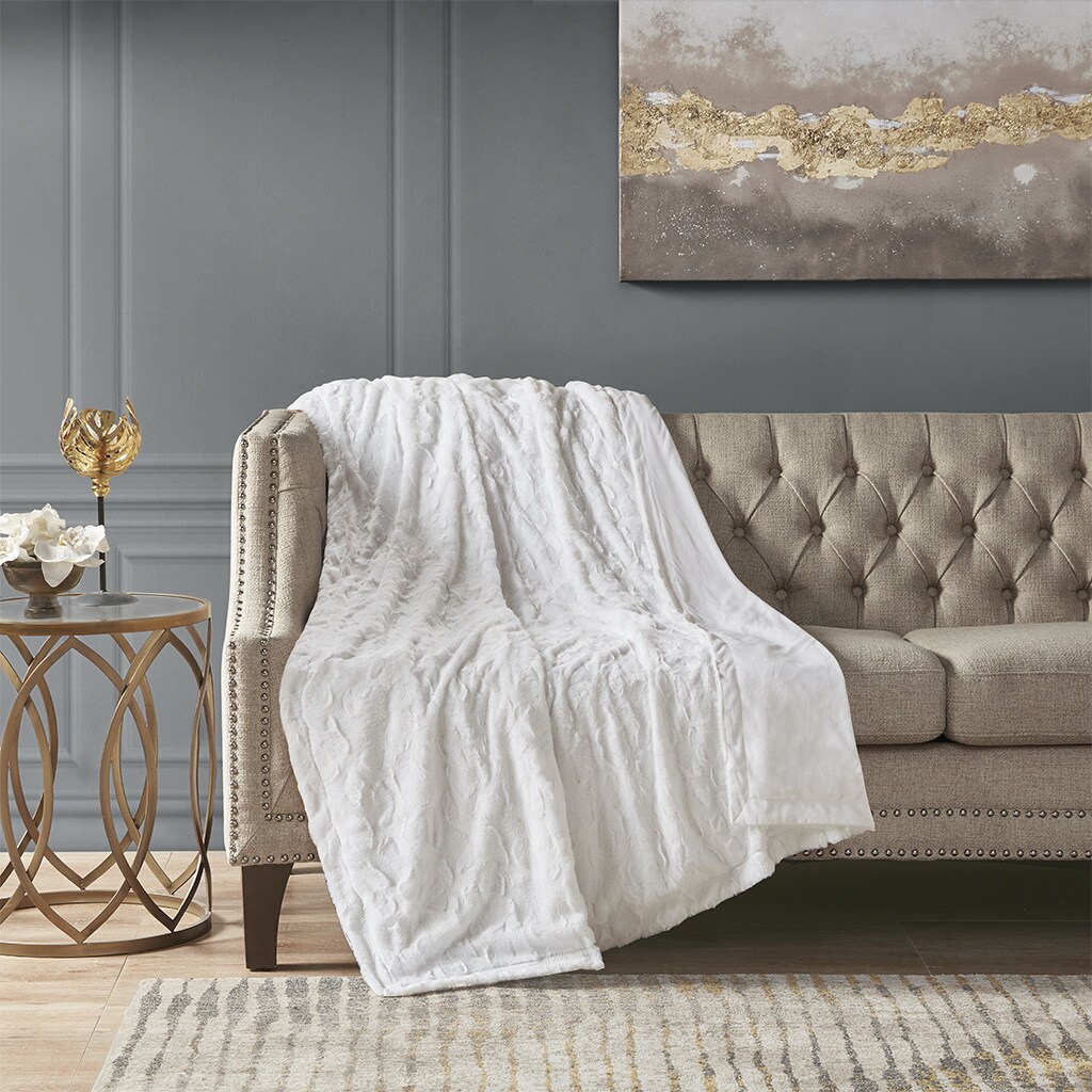 Luxuriously Soft Oversized Faux Fur Throw