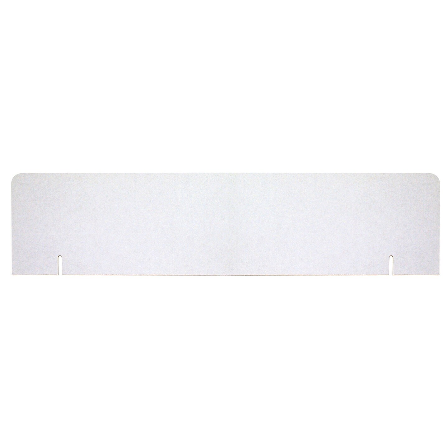 Presentation Board Headers, White, 36&#x22; x 9.5&#x22;, Pack of 12 Boards