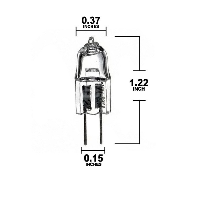 USHIO JC 20W 12V G4 Bipin Halogen Bulb