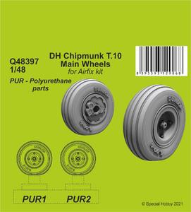 CMK  1/48 DH Chipmunk T.10 Main Wheels 1/48