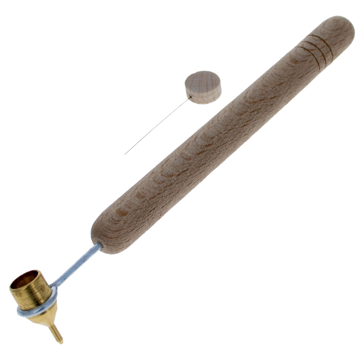 0.3 mm Fine Brass Tip Wooden Handle Kistka (Hot Wax Pen)