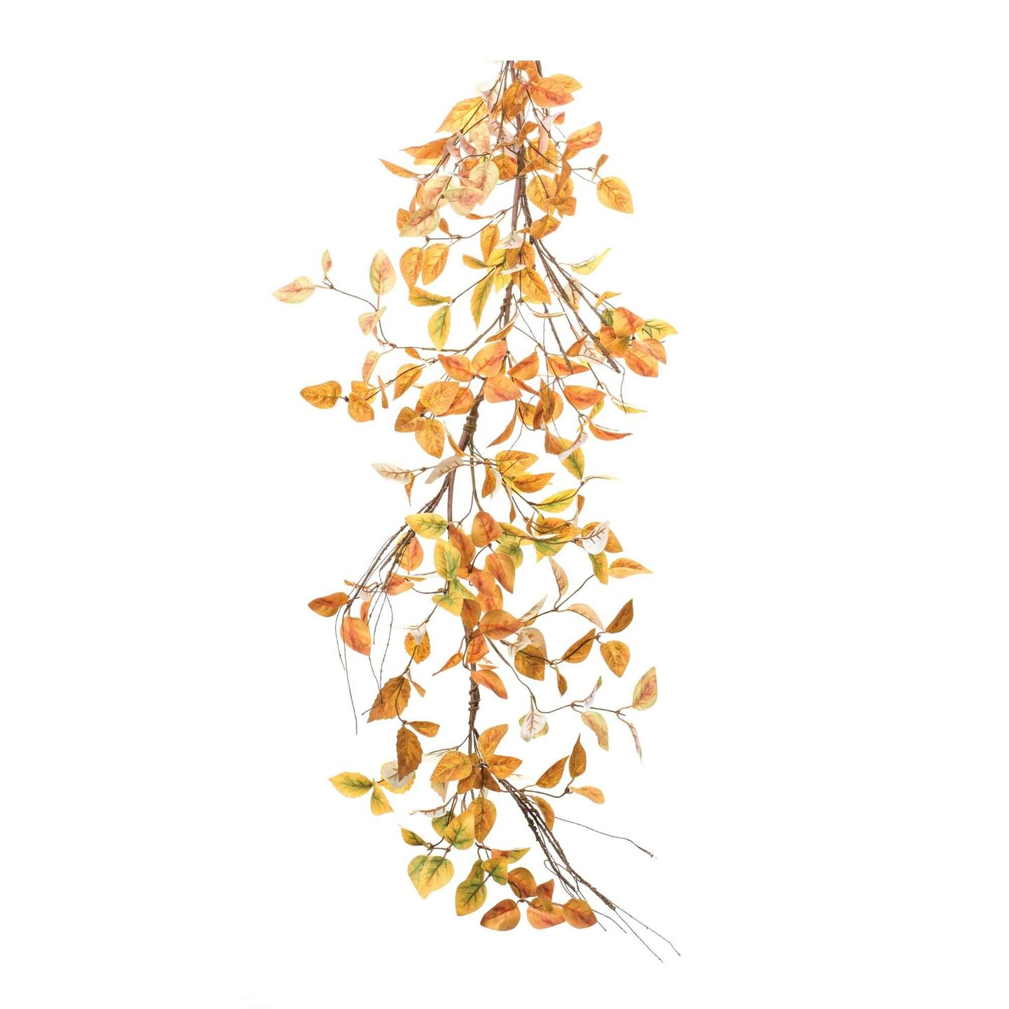 Melrose Mixed Foliage Fall Harvest Garland - 5.25&#x27; x 7.5&#x22; - Unlit