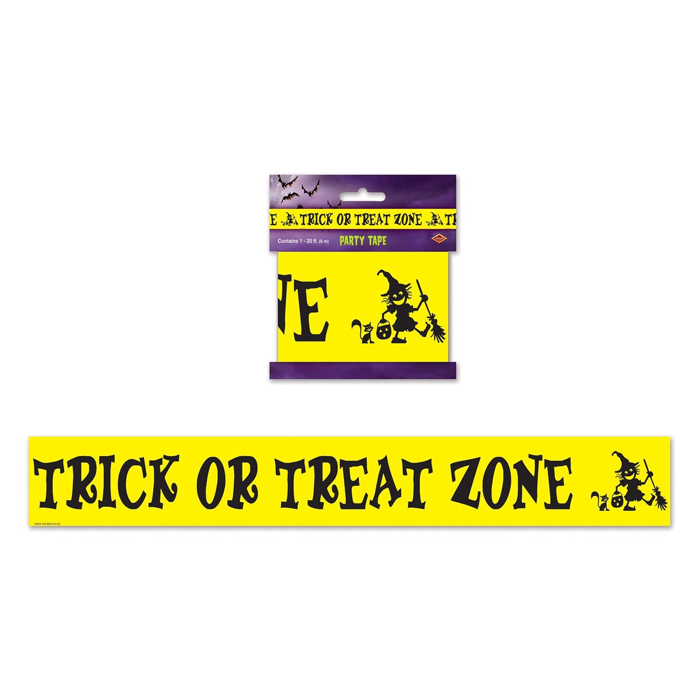 Beistle Trick Or Treat Zone Party Tape 3&#x22; x 20&#x27;