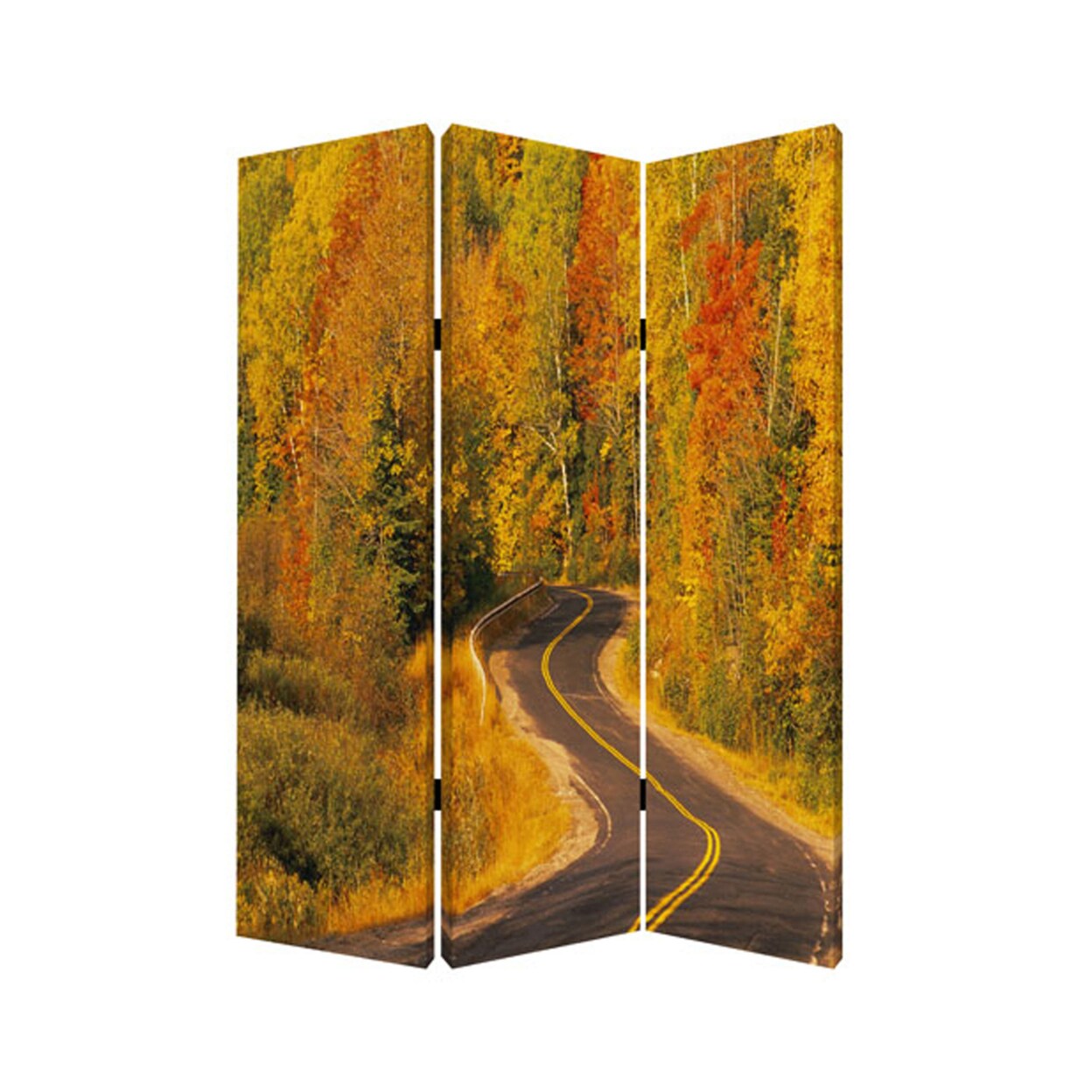 Screen Gems Home Decorative Autumn Journey Room Divider - 3 Panel