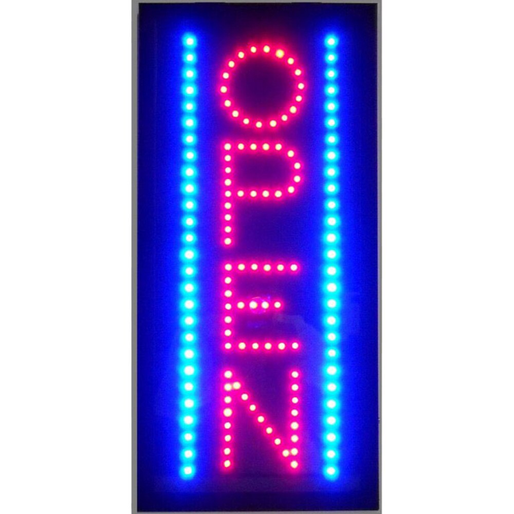 Neonetics   Home Indoor Pub Restaurant Hotel Room Decorative Open Vertical Led Sign