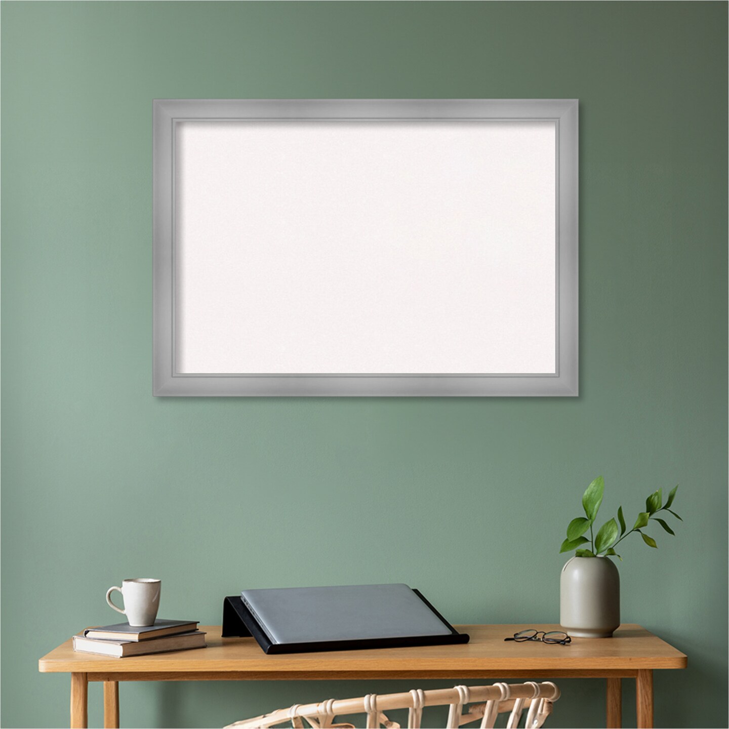Flair Framed Corkboard, White Cork